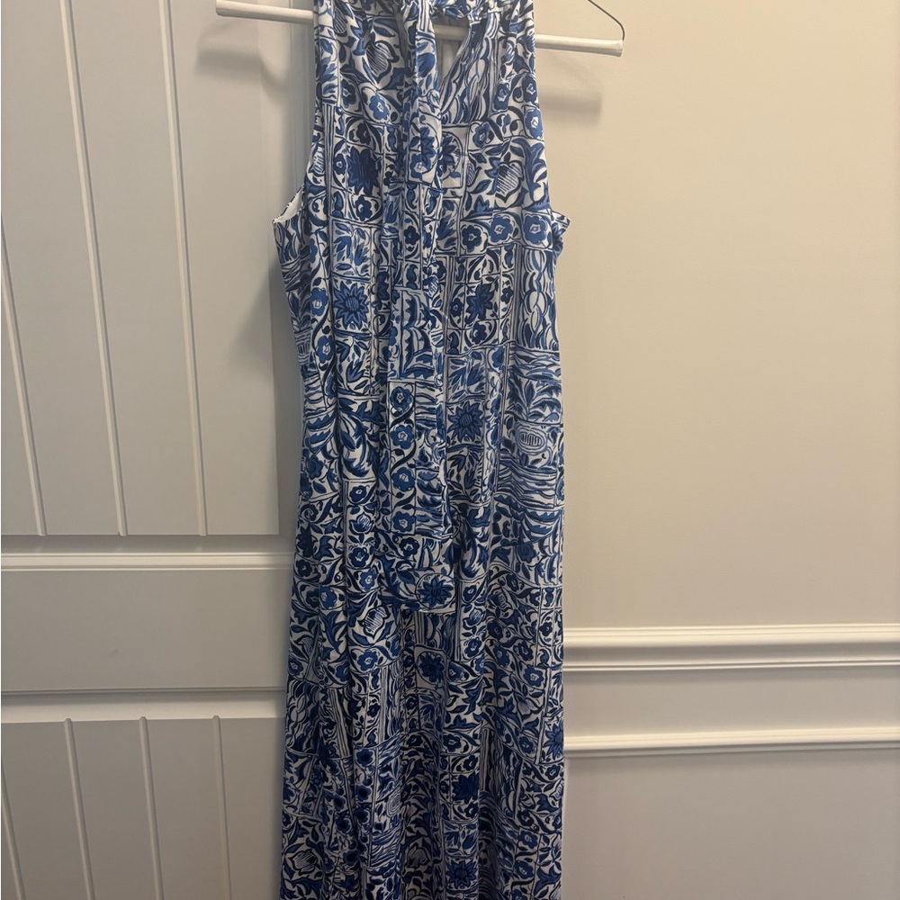 Ann Taylor Maxi Dress in Elegant Blue